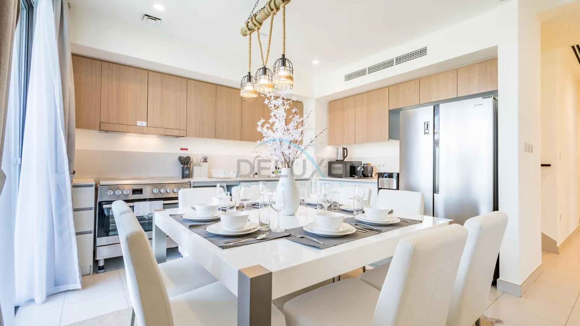 Apartment Conveniently Located Near Airport And Expo City 4Br Townhouse With Assistant Room At Parkside 2, Dubai South By Deluxe Holiday Homes